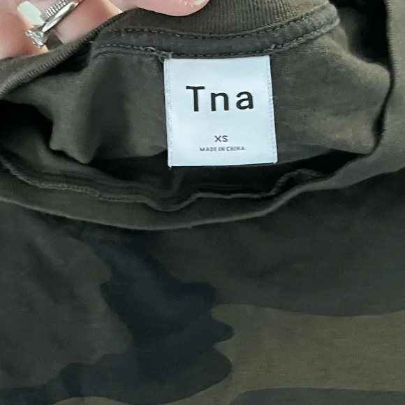 TNA/ MAGEE Short sleeve/ T-shirt/ Green camo/ Size US XS - Picture 6 of 10